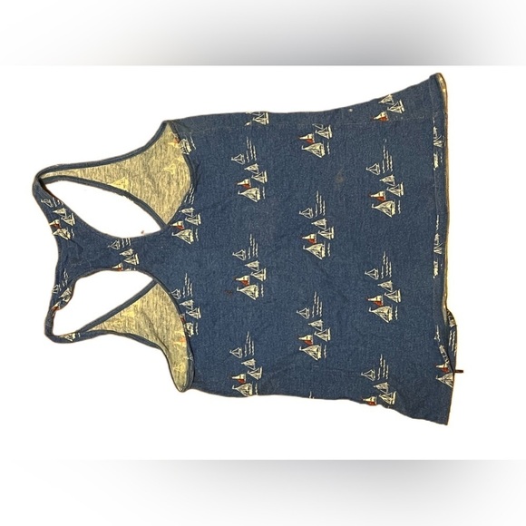 Sailboat theme tank top - women’s small - like new! - Picture 2 of 3